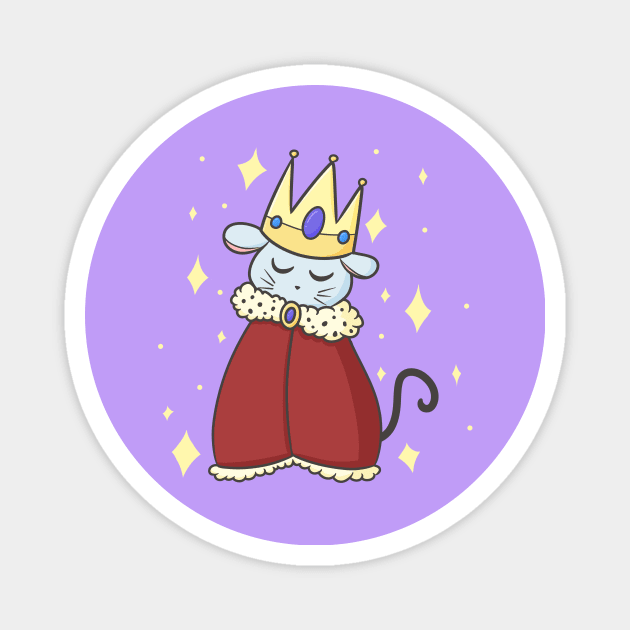 Royal Mouse Magnet by KammyBale